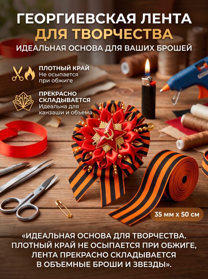 идеи творчества с георгиевской лентой
